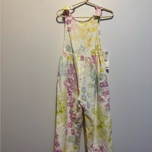 Zara‎ Pastel Floral Sundress Jumpsuit